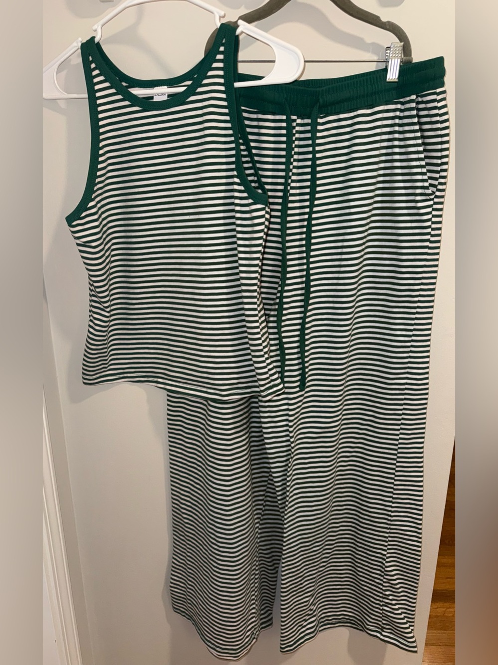 Exlura Striped Tank and Pants Set